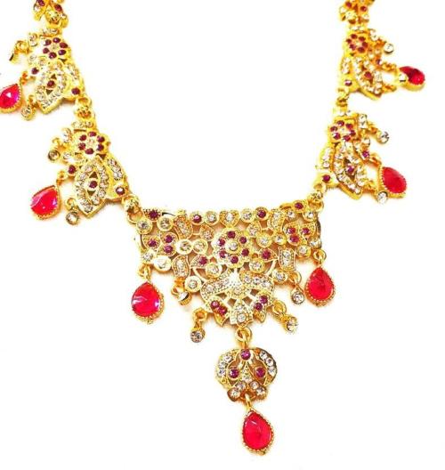 Buy RAJASTHANI GAHANA Goldplated Plated Alloy Necklace Set Online at