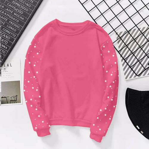 Clear Wear Women Pink Printed Pure Cotton T-Shirt - Tarla (S)