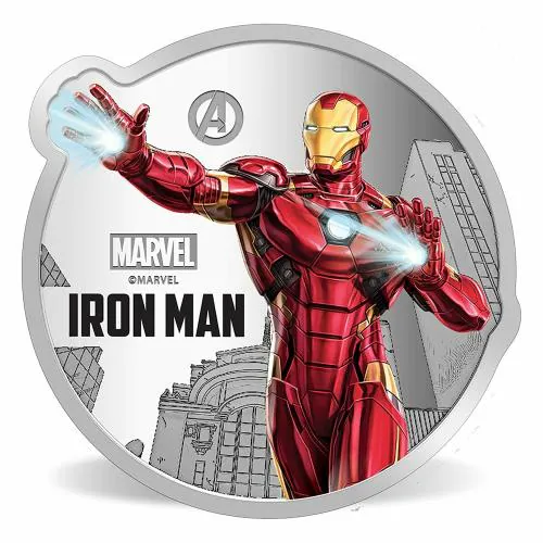 MMTC-PAMP Marvel Iron Man Colored 31.1 g Silver Coin