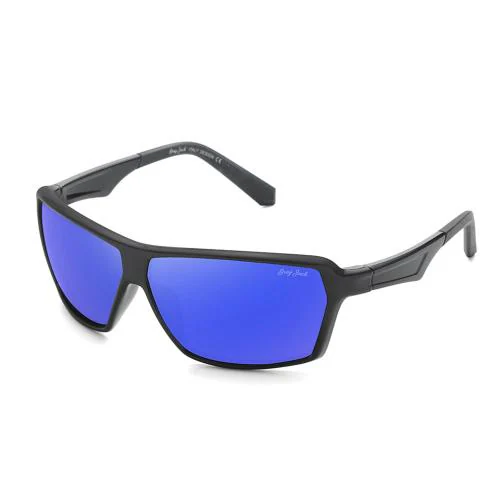 Buy Grey Jack Sports Polarized Uv400 Protected Rectangular Sunglasses