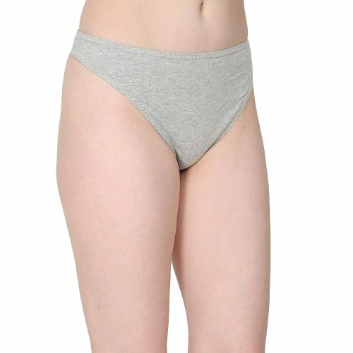 Glus Women Cotton Thong Panties for Everyday Wearing Solution of Panty Lines Under Fitted Outfits Like Jeans,Jaggings ,Yoga Pants Combo Pack of 3