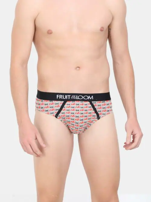 FRUIT OF THE LOOM Men's Assorted Printed Cotton Briefs