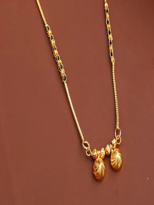 gold plated mangalsutra for women