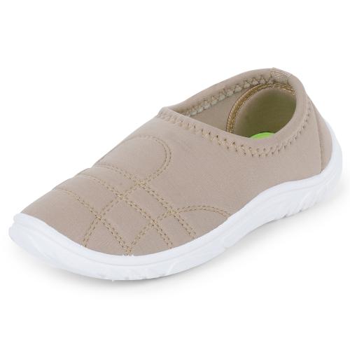 DOCTOR EXTRA SOFT Memory Foam Women's Shoes for Walking Gym Training,Casual, Sports,Slip-On,Lightweight Lace up Athletics Slipon Running Sneaker for Ladies and Girls D-1001 BEIGE