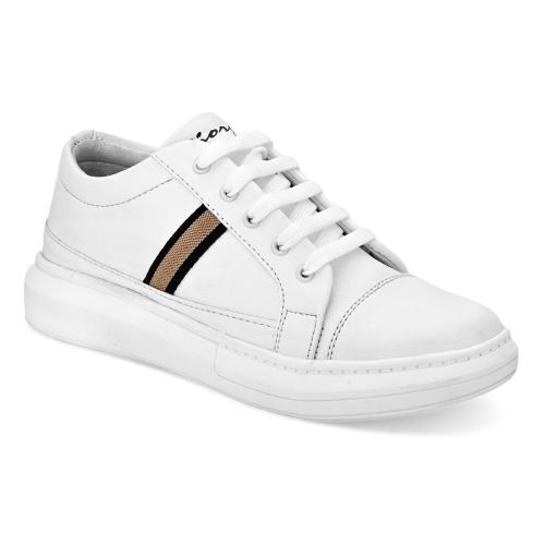 Giorgio Men White Solid Sneakers
