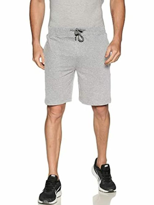 Blue Tyga Unisex Light Grey Cotton Shorts - XXL