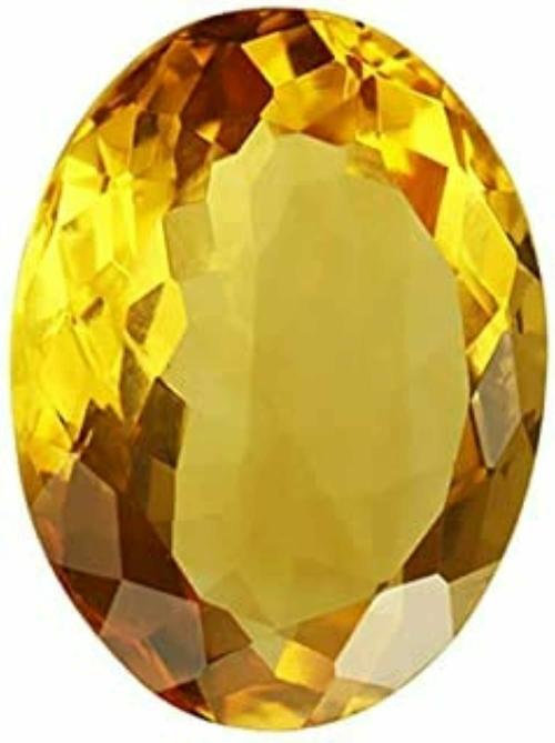 BAGUE Natural Crystal Oval Sunela Gemstone 7.25 Ratti