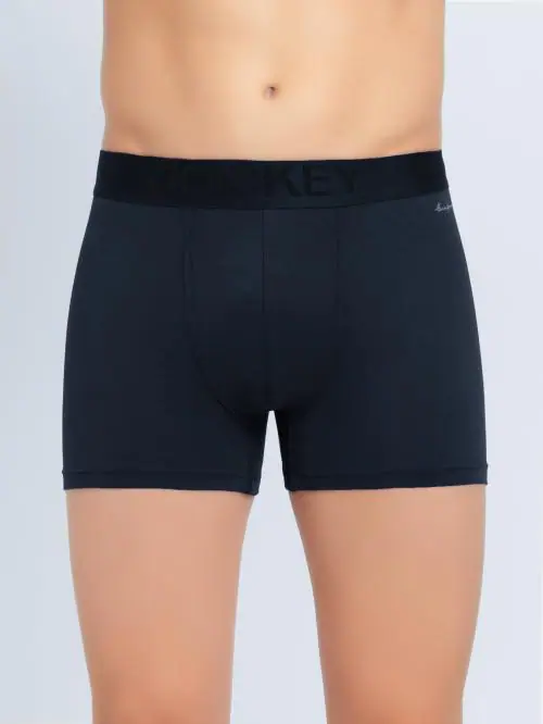 Jockey Men's True Navy Solid Nylon Trunks