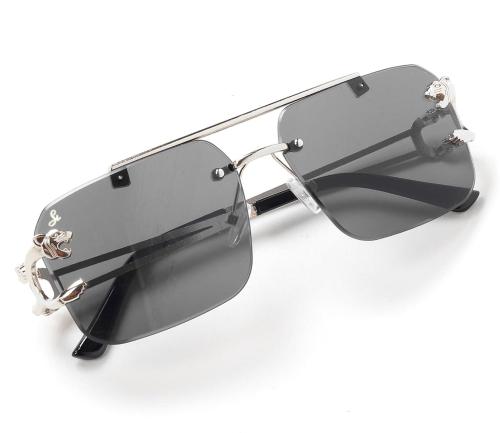 Singco India UV Protection, Riding Glasses Rectangular Sunglasses For Men & Women (Black)