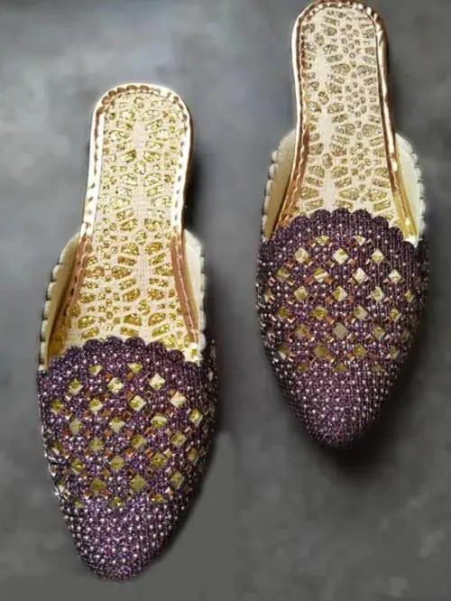 Shoe Lab Flat Sandals for Women || Sandals for Women|| Non Returnable Purple