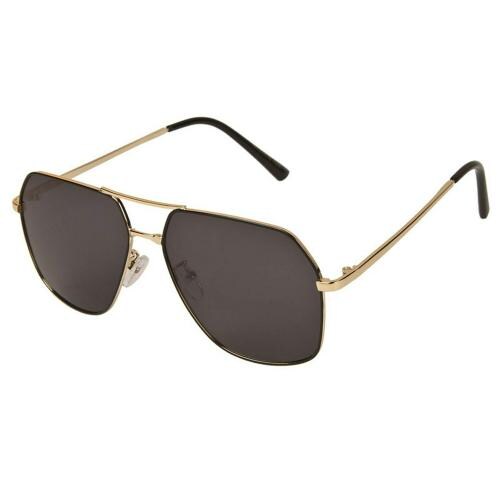 LOF Gold Polarized Full Rim Anti-Reflective Coating Sunglasses for Men