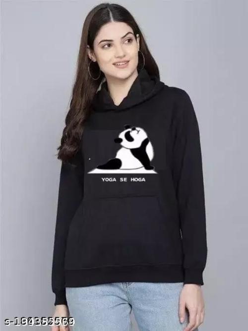 UNIYALS Black Winter Hoodie