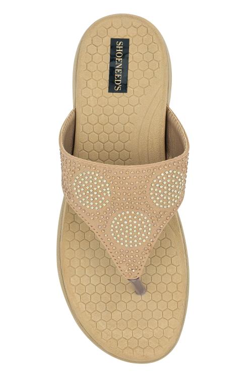 Womens Comfort Flip Flops Flat