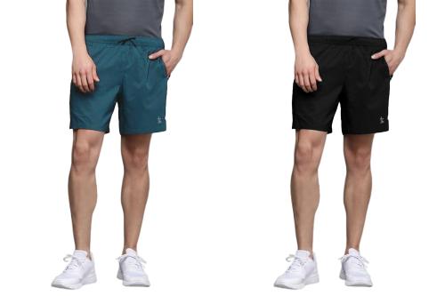Lucky 7 Men's Ns Lycra Regular Fit Solid Casual Shorts -NSL008(PACK OF 2)