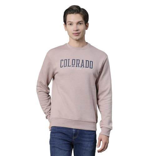 Red Tape Men's Dusky Pink Graphic Print Sweatshirt