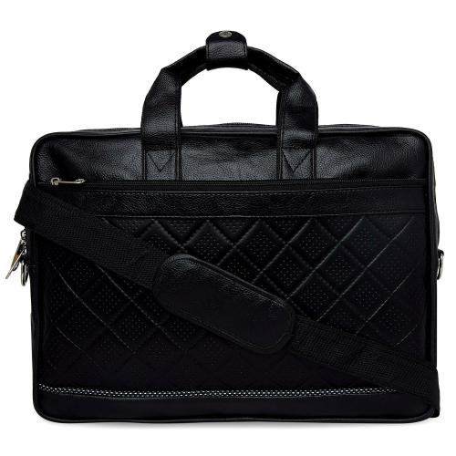 Buy MBOSS Faux Leather 15.6 Inch Laptop Messenger Bag Online at Best