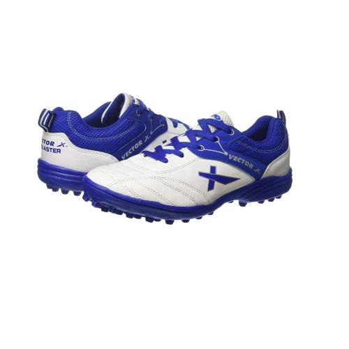 Vector X Blaster Cricket Shoes for Men (White,Blue)