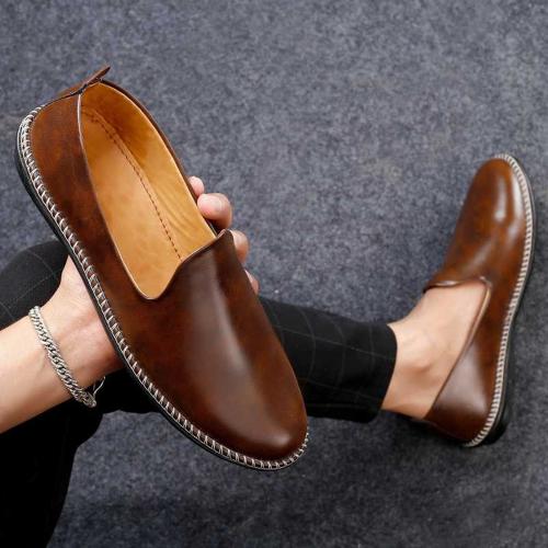 Equila Plain Nagra For Men - BROWN