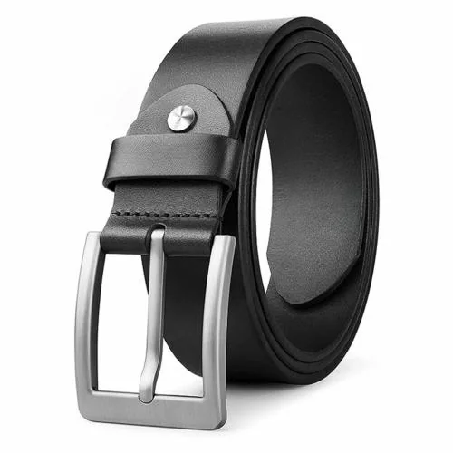 LUXURY LEATHER BEST QUIALITY LEATHER BELTS FOR MEN | COLOR -BLACK | SIZE-42