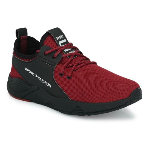 Birde Men's Maroon Casual Shoes