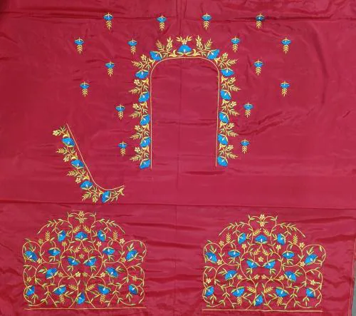 Aruna computerized embroidery Unstitched computerized embroidery blouse piece