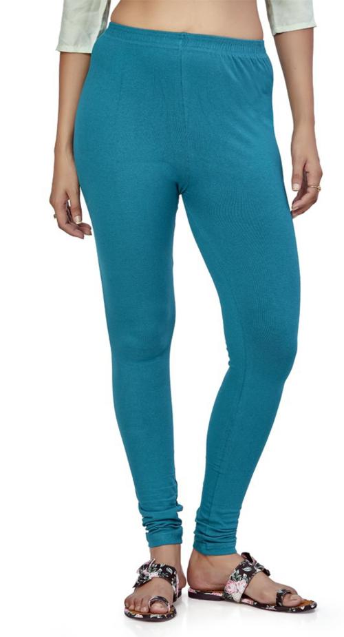 Belonas Women Light Green Solid Cotton Lycra Blend Churidar Western Wear Legging (Xl) Pack Of 1