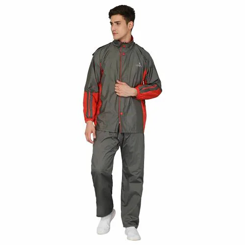 The Clownfish Grey Raincoat For Men