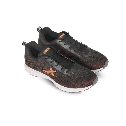 Vector X RS-7400 Sports Running Shoes For Men (Grey/Black/Orange)