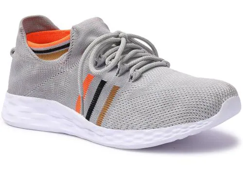Feetees Comfortable Grey Running Shoes for Men