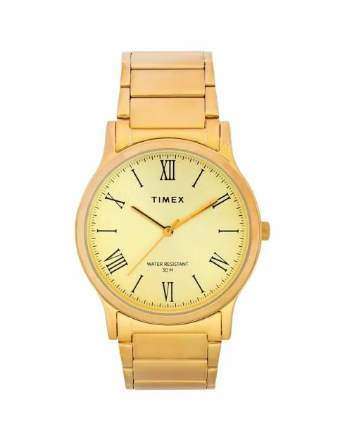 Timex Analog Dial Gold-Toned TW000R431 Men Watch