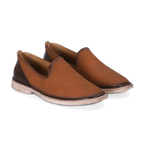 Big Boon Mens Casual Loafer Shoes (Tan)
