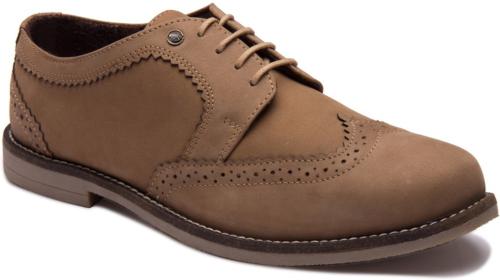 JUMP USA Men Lace Ups Round Tip Shoe (Tan)