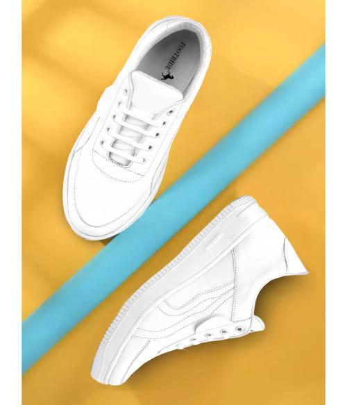 PROVOGUE Partywear Sneaker For Men(White_06)