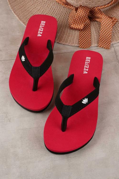 Belizza Slippers for Men (Red 7)