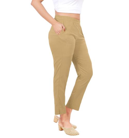 Camel Color Womens toko Trouser Regular Size