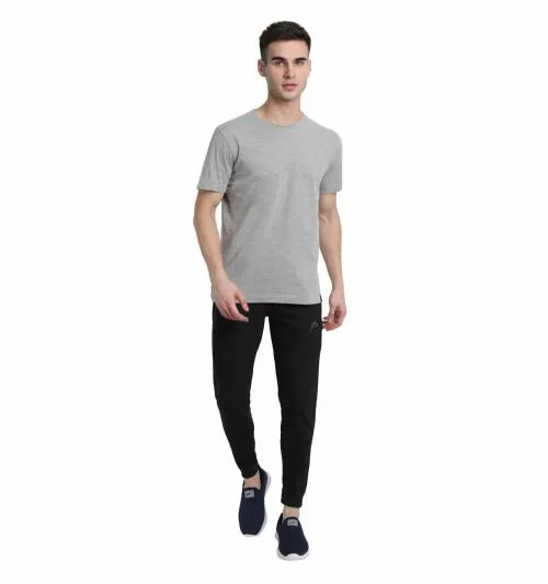 Poomer Joggers_Solid_Black Melange_S