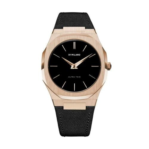 D1 Milano Ultra Thin Analog Black Dial Men's Watch-UTNJ03