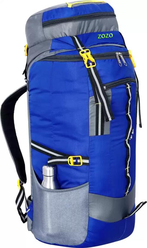 ZOZO BAGS Blue Polyester Travel Rucksack - 70 L