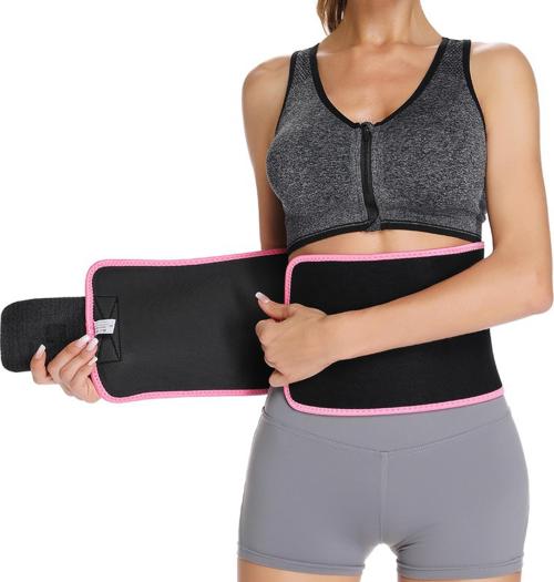 Speginic Shapewear|Bodyshaper Pink Cotton Blend Solid Shapewear For Men And Women - 6Xl