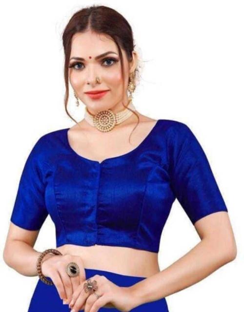 Murliwala CREATION Women's Solid Readymade Saree Blouse
