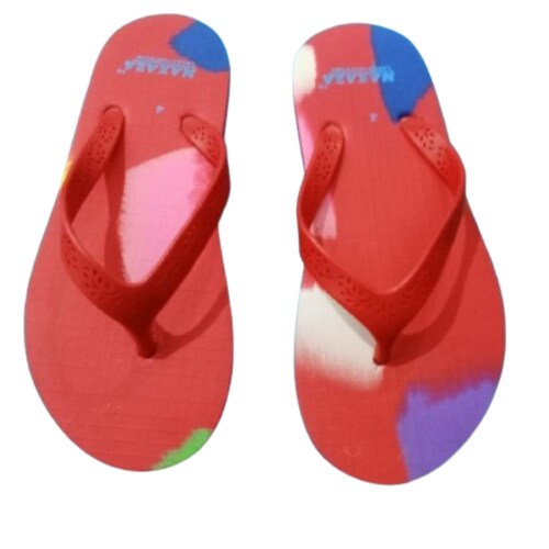 MAXAZA Premium Quality Soft & Anti Slip Women Slippers/Flip Flops|Colour-Red|Size-8