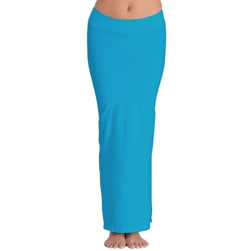 Women Microfiber Saree Shapewear Royal Blue XXL Waist Trimmer Thigh Slimmer
