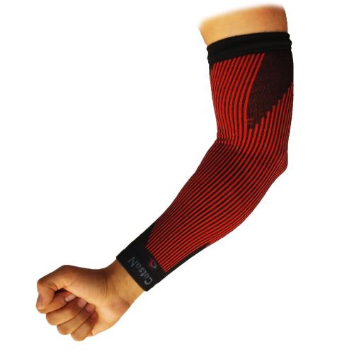 COTSON Cotton Motorcycle arm sleeves (Maroon, 1 Pair)