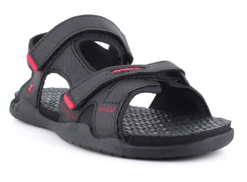 SPARX Black Sandals SS-125 For Men