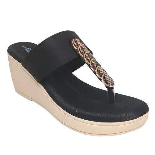 Racecourse Black Heels for Women