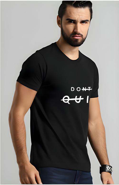 BE BEAS Printed Men Round Neck Black T-Shirt ()