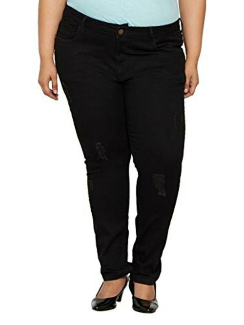 Zush Men Dark Blue Solid Denim Jeans (40)