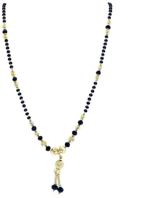 Buy Vivity GoldPlated Brass, Copper Tanmaniya Mangalsutra (Women