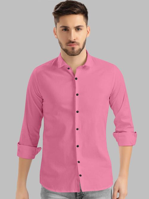 Buy Fashion Fricks Pink Lycra Shirts Online at Best Prices in India ...