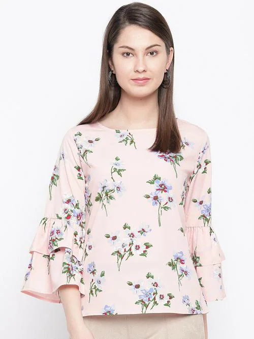 Rare Women Pink Floral Top